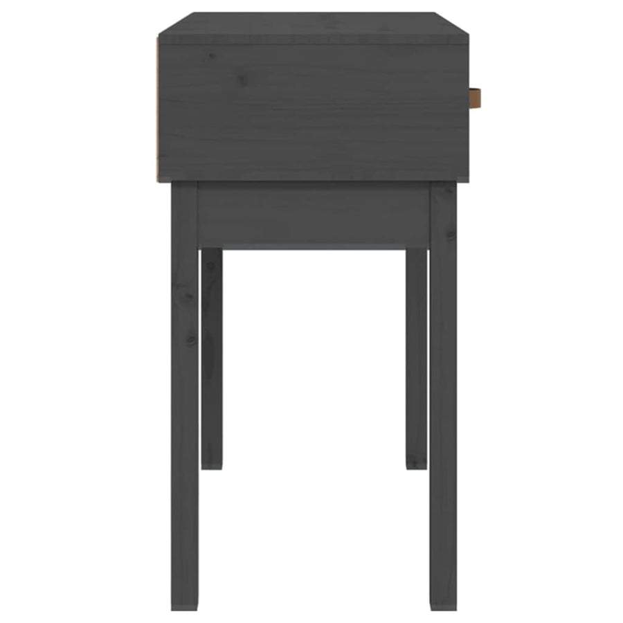 Wandtafel 76,5X40X75 Cm Massief Grenenhout Grijs