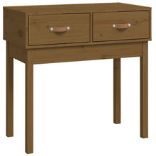 Wandtafel 76,5X40X75 Cm Massief Grenenhout Honingbruin