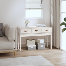 Wandtafel 114X40X75 Cm Massief Grenenhout Wit