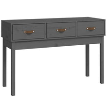 Wandtafel 114X40X75 Cm Massief Grenenhout Grijs