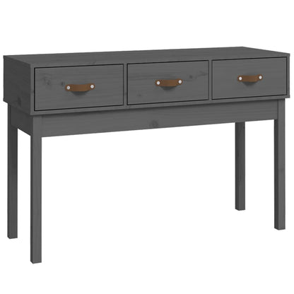 Wandtafel 114X40X75 Cm Massief Grenenhout Grijs