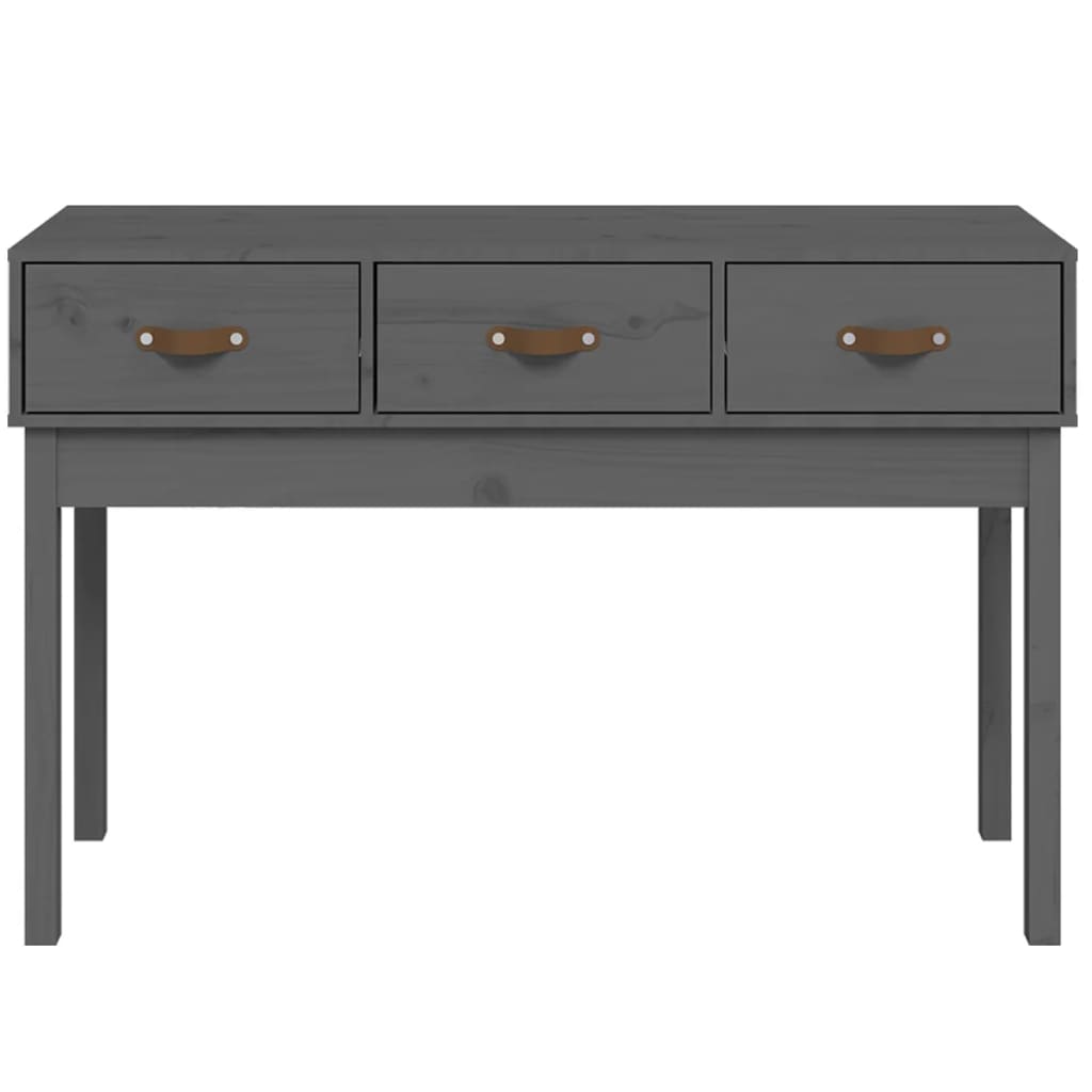 Wandtafel 114X40X75 Cm Massief Grenenhout Grijs