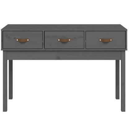 Wandtafel 114X40X75 Cm Massief Grenenhout Grijs