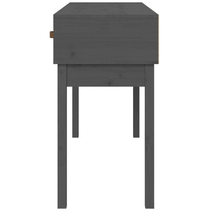 Wandtafel 114X40X75 Cm Massief Grenenhout Grijs