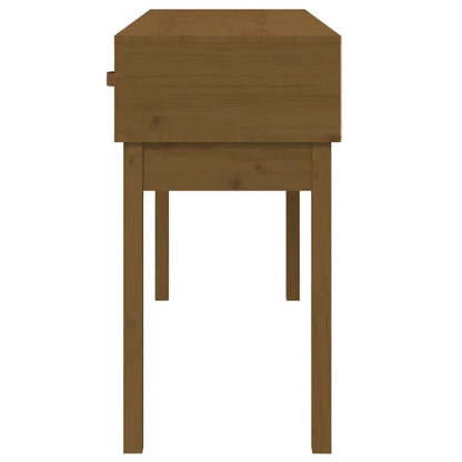 Wandtafel 114X40X75 Cm Massief Grenenhout Honingbruin