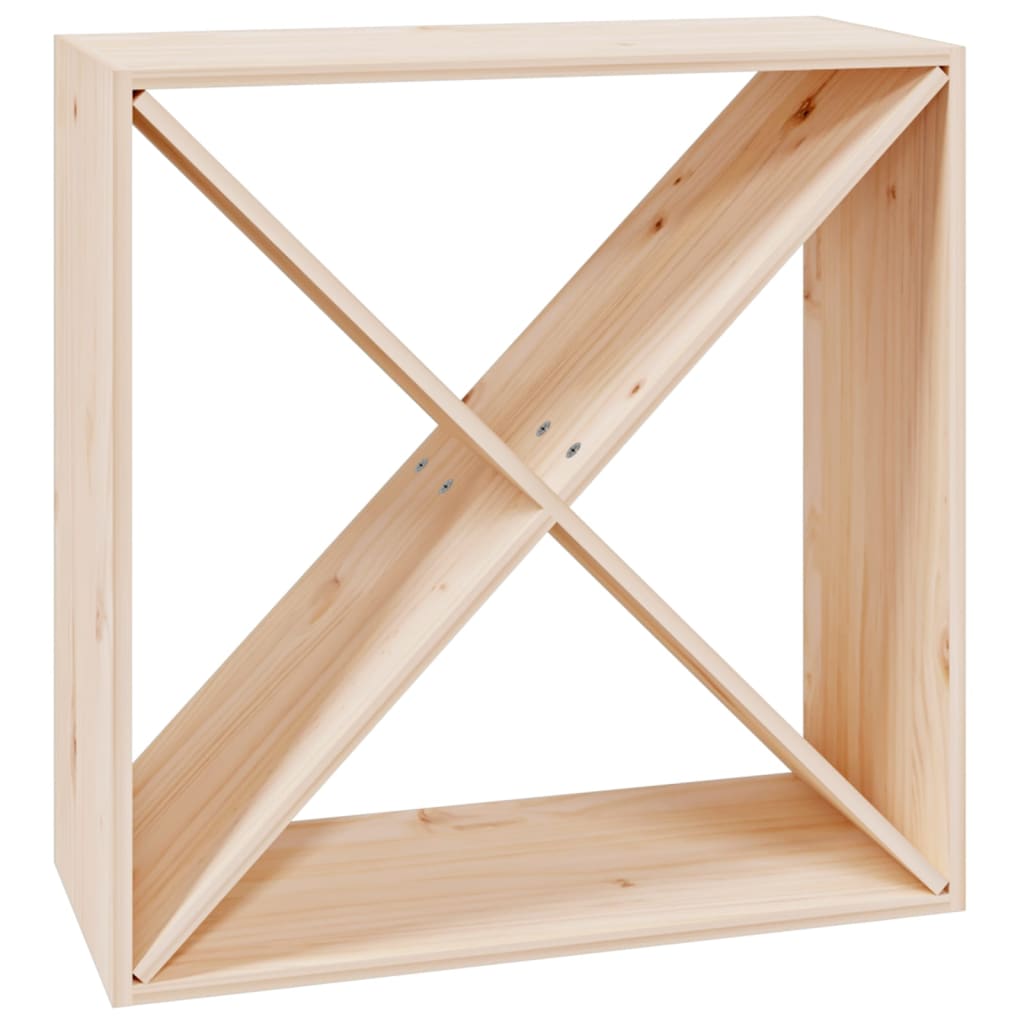 Wijnkast 62X25X62 Cm Massief Grenenhout