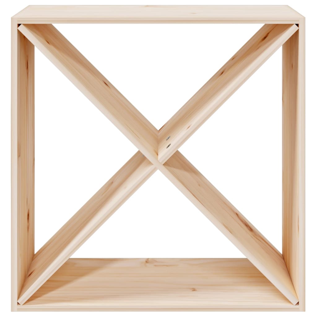 Wijnkast 62X25X62 Cm Massief Grenenhout