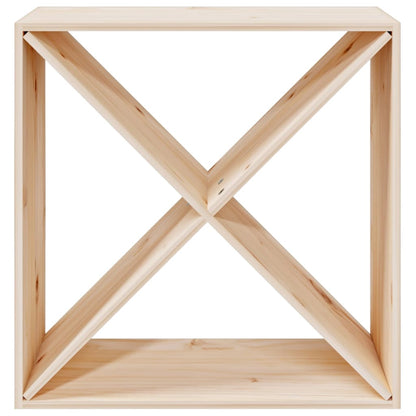 Wijnkast 62X25X62 Cm Massief Grenenhout