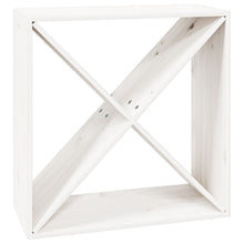 Wijnkast 62X25X62 Cm Massief Grenenhout Wit