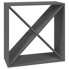 Wijnkast 62X25X62 Cm Massief Grenenhout Grijs