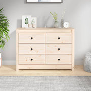 Dressoir 100x40x72 cm massief grenenhout wandmontage