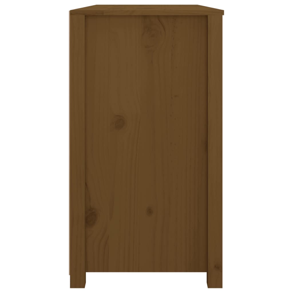 Dressoir 100X40X72 Cm Massief Grenenhout Honingbruin