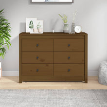 Dressoir 100X40X72 Cm Massief Grenenhout Honingbruin