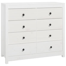 Dressoir 100X40X90 Cm Massief Grenenhout Wit