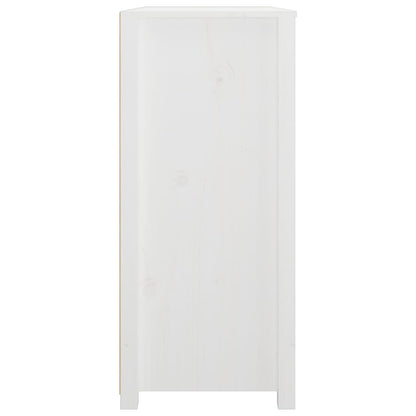 Dressoir 100X40X90 Cm Massief Grenenhout Wit