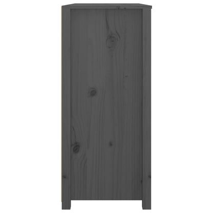 Dressoir 100X40X90 Cm Massief Grenenhout Grijs