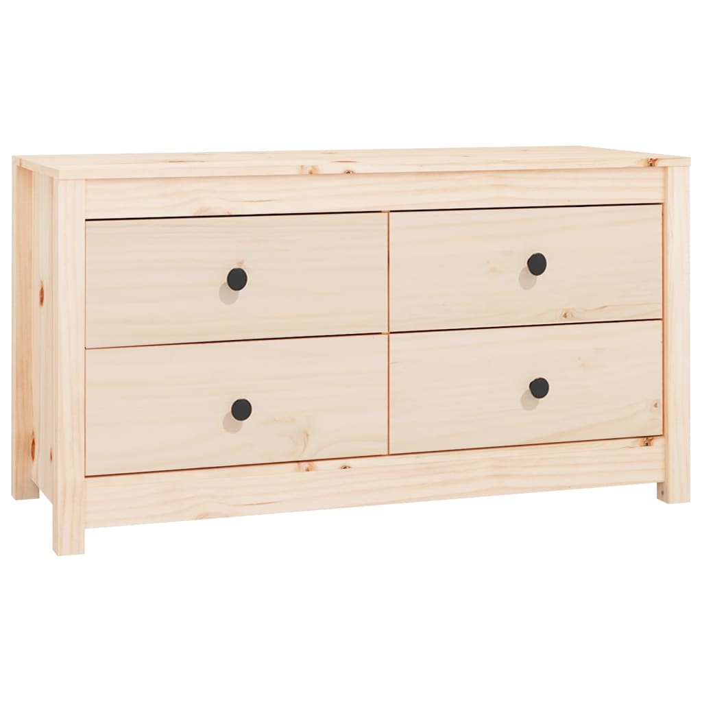 Dressoir 100x40x54 cm massief grenenhout 100 x 40 x 54 cm Naturel