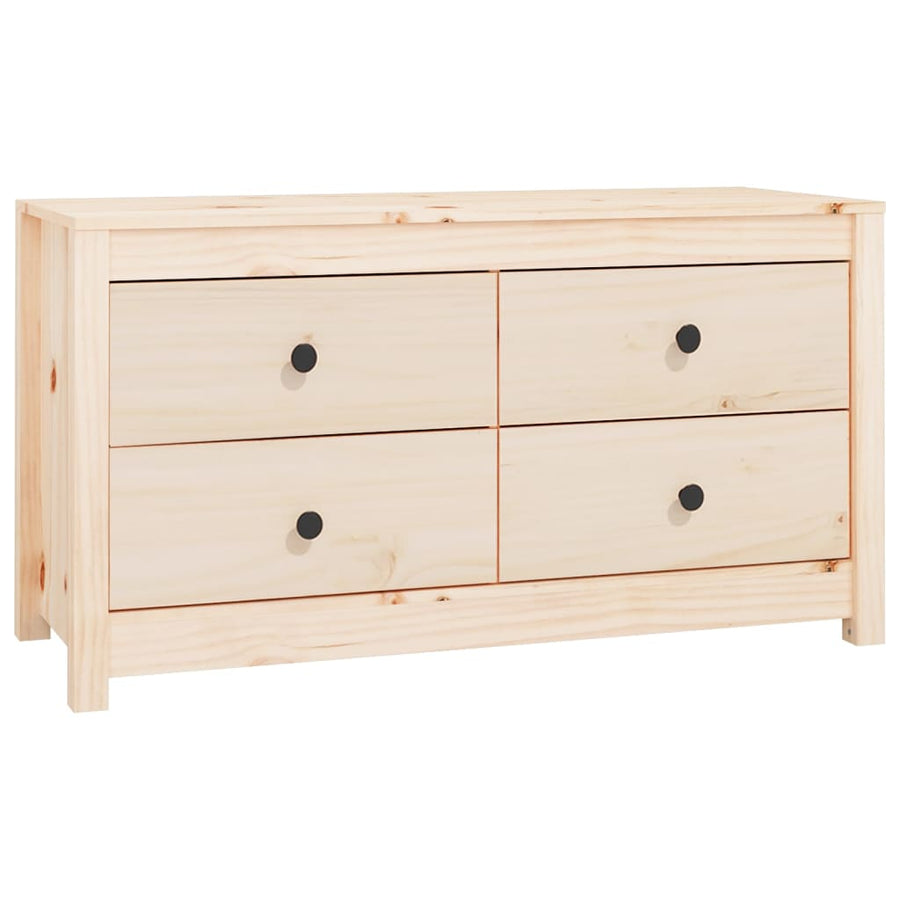 Dressoir 100x40x54 cm massief grenenhout 100 x 40 x 54 cm Naturel