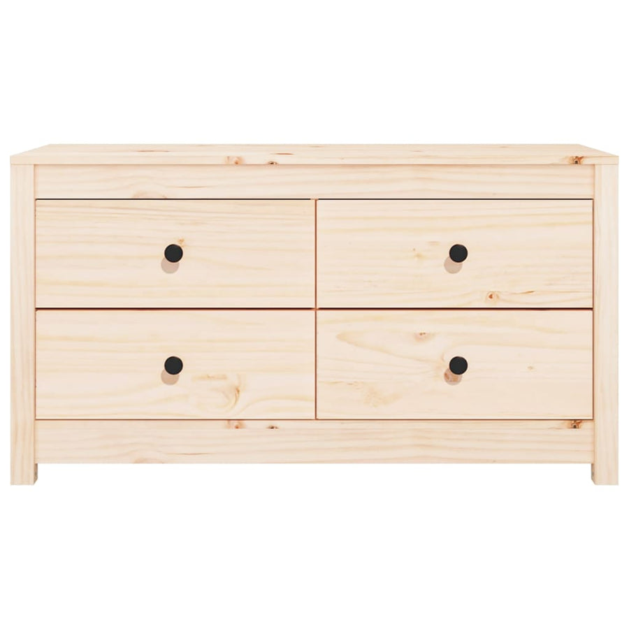 Dressoir 100x40x54 cm massief grenenhout 100 x 40 x 54 cm Naturel