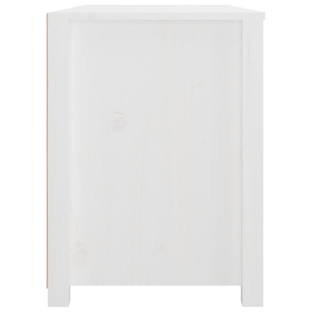 Dressoir 100X40X54 Cm Massief Grenenhout Wit