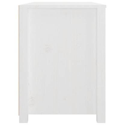 Dressoir 100X40X54 Cm Massief Grenenhout Wit