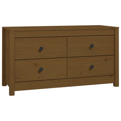 Dressoir 100X40X54 Cm Massief Grenenhout Honingbruin