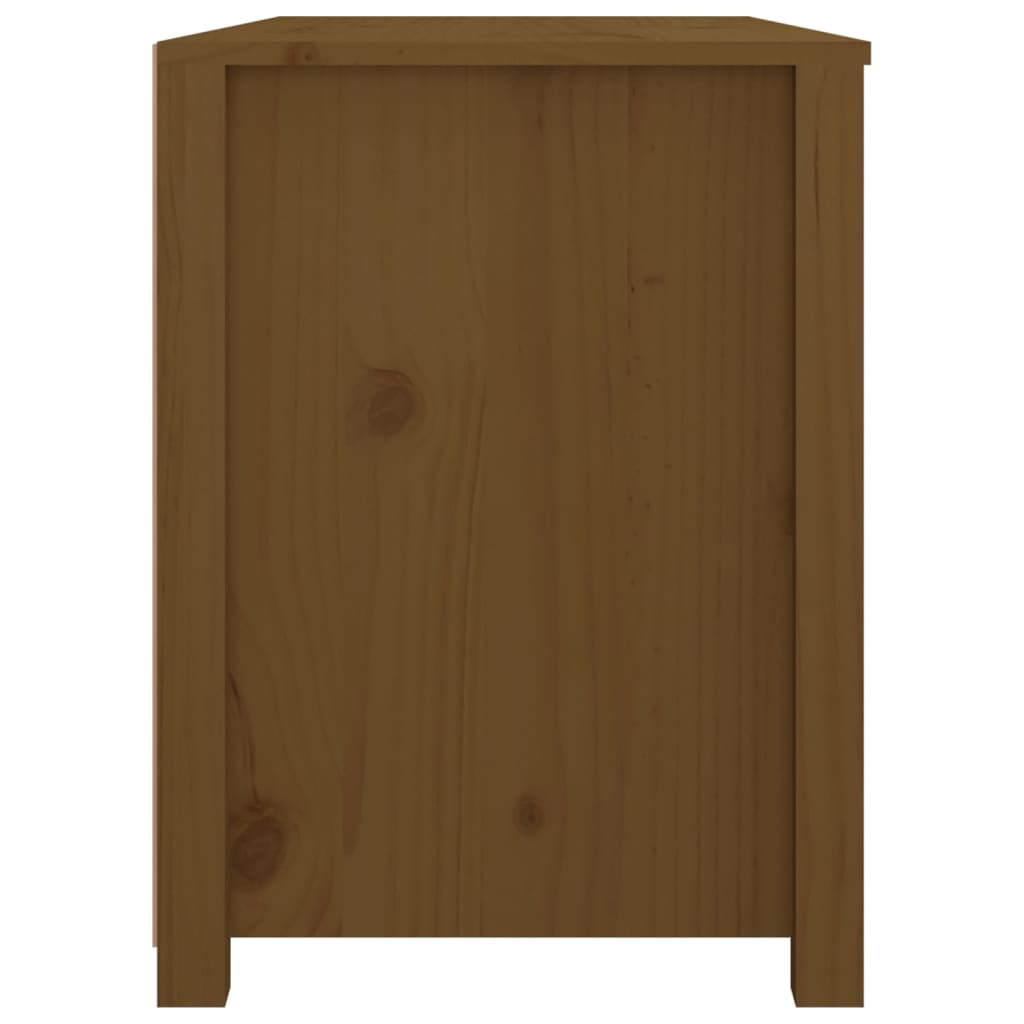 Dressoir 100X40X54 Cm Massief Grenenhout Honingbruin
