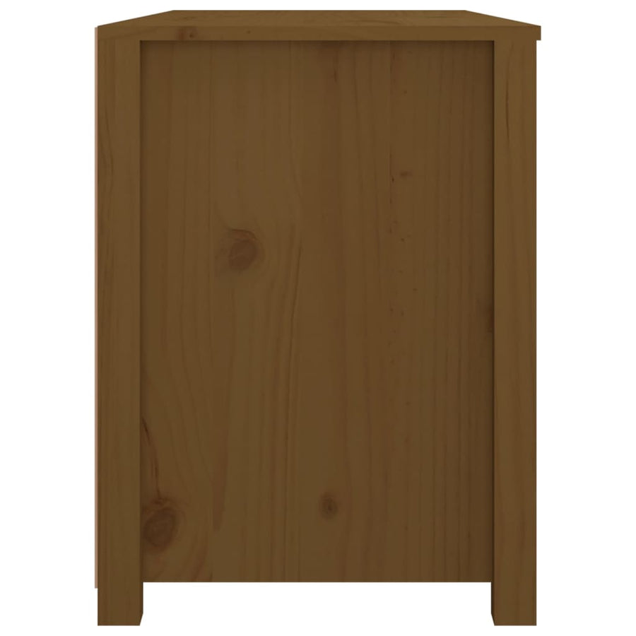Dressoir 100X40X54 Cm Massief Grenenhout Honingbruin