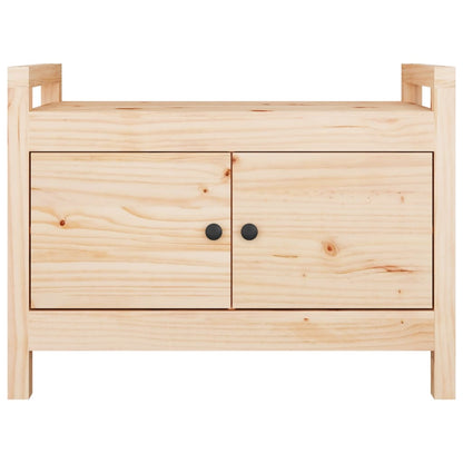 Halbankje Massief Grenenhout 80 x 40 x 60 cm Naturel