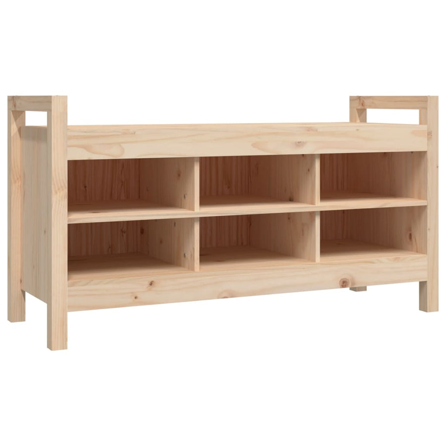 Halbankje 110X40X60 Cm Massief Grenenhout