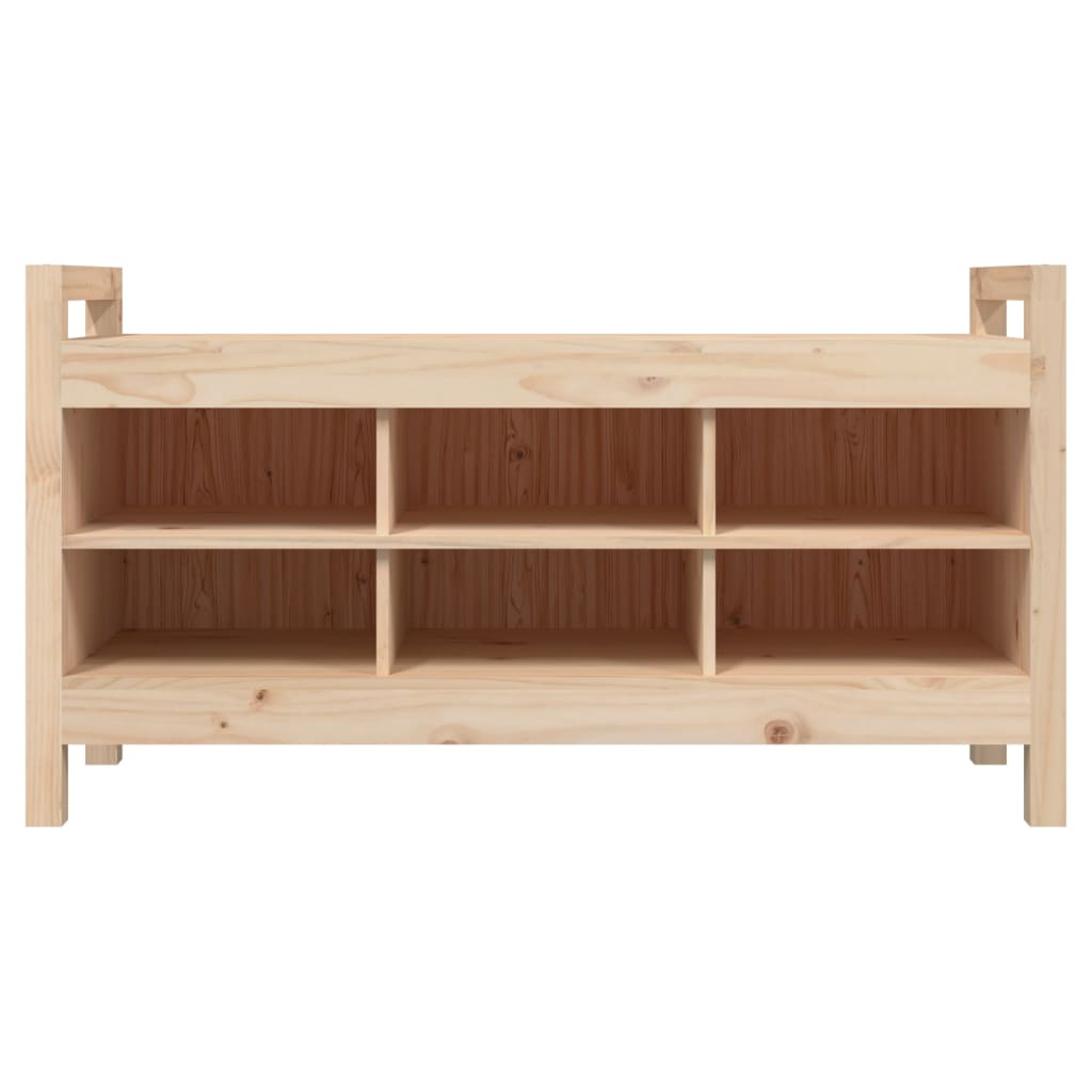 Halbankje 110X40X60 Cm Massief Grenenhout