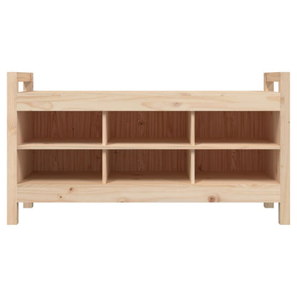 Halbankje 110X40X60 Cm Massief Grenenhout