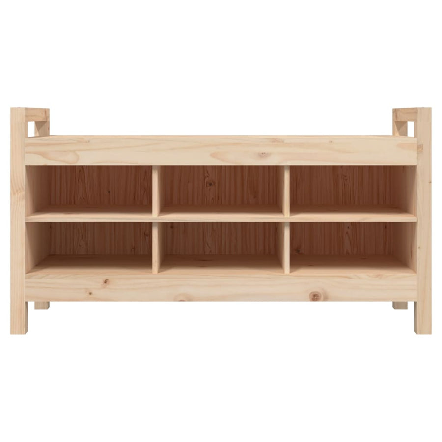 Halbankje 110X40X60 Cm Massief Grenenhout