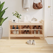Halbankje 110x40x60 cm massief grenenhout