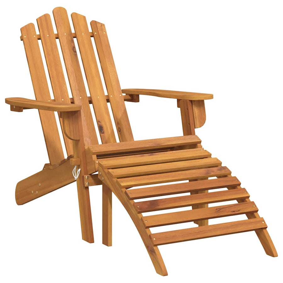 Tuinstoelen Adirondack Met Voetensteunen Acaciahout 2