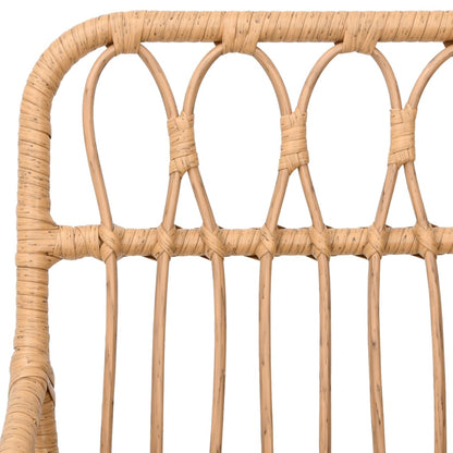 Tuinstoelen Met Armleuning 56X64X80 Cm Pe-Rattan Bruin