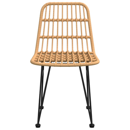 Tuinstoelen 48X6 84 Cm Pe-Rattan Bruin