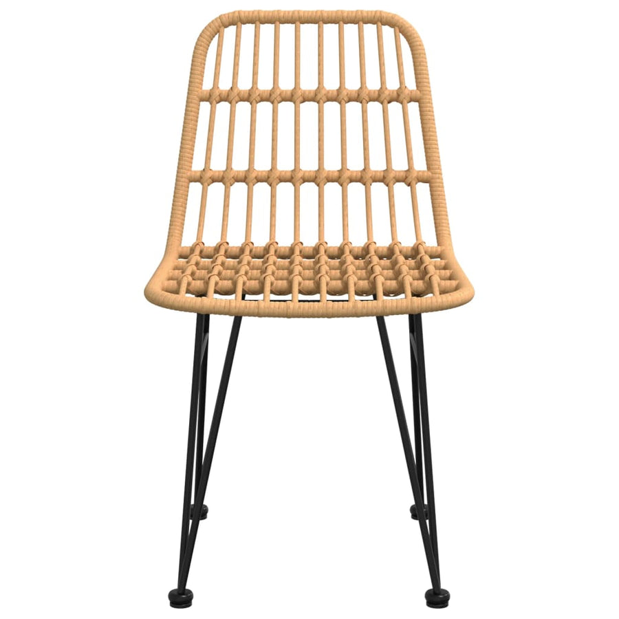 Tuinstoelen 48X6 84 Cm Pe-Rattan Bruin