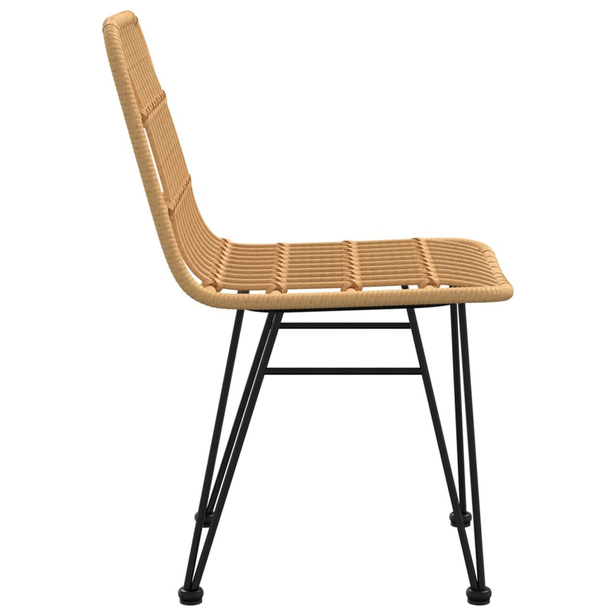 Tuinstoelen 48X6 84 Cm Pe-Rattan Bruin