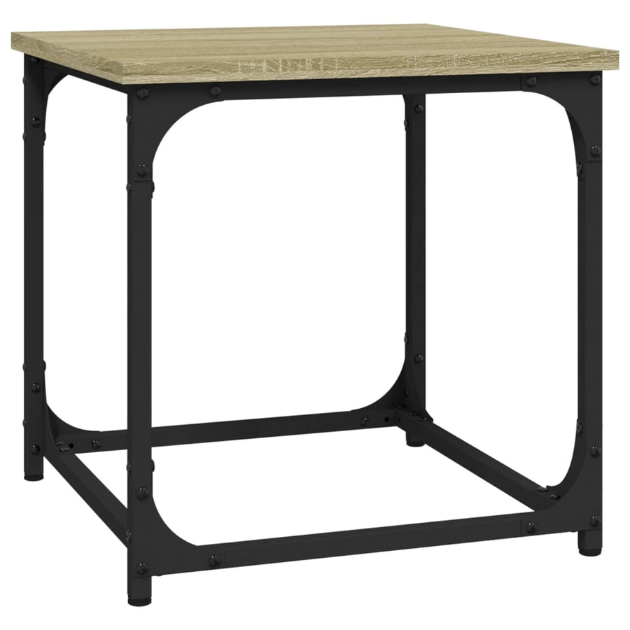 Salontafel 40X40X40 Cm Bewerkt Hout Sonoma Eikenkleurig