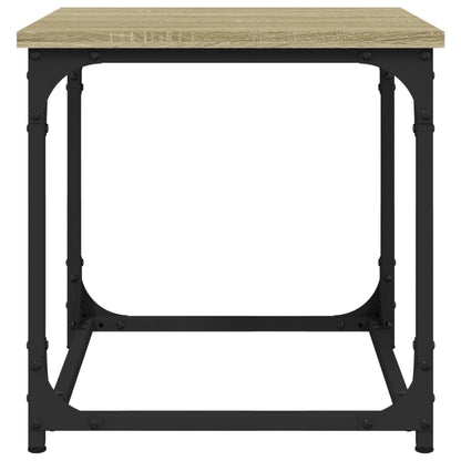 Salontafel 40X40X40 Cm Bewerkt Hout Sonoma Eikenkleurig