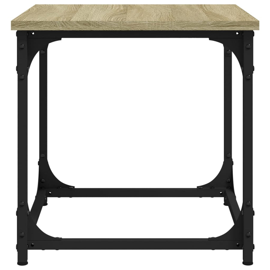 Salontafel 40X40X40 Cm Bewerkt Hout Sonoma Eikenkleurig