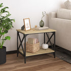 Side table 55x38x45 cm engineered wood Sonoma oak-coloured