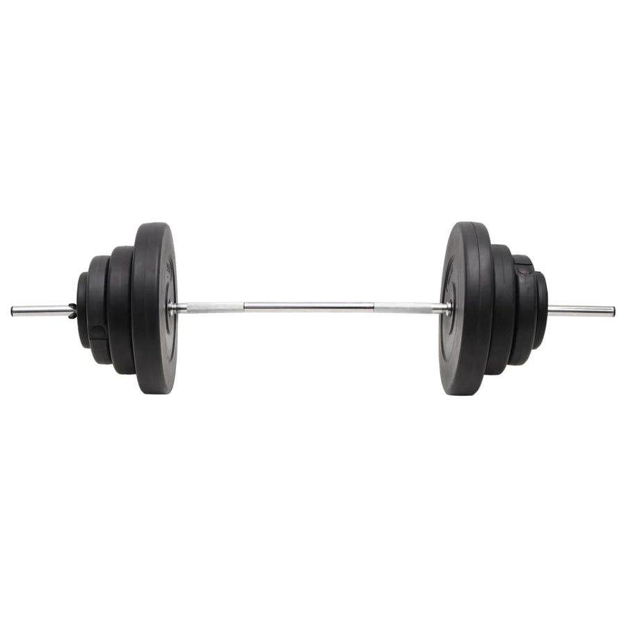 Halter Met Gewichten 60 Kg 2x 7.5 kg + 2x 5 kg + 2x 1.25 kg + 2x 15 kg