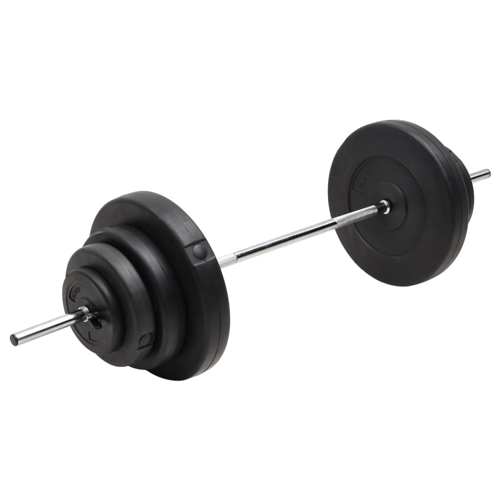 Halter Met Gewichten 60 Kg 2x 7.5 kg + 2x 5 kg + 2x 1.25 kg + 2x 15 kg