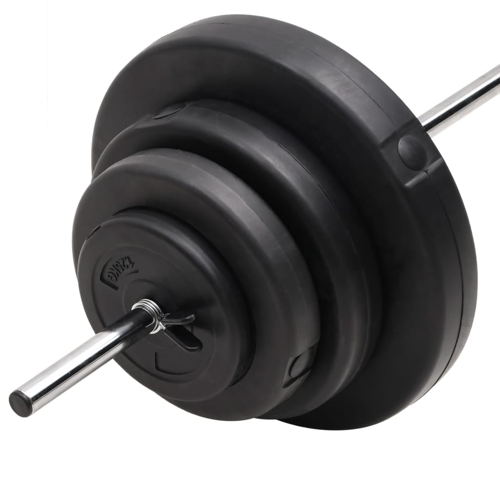 Halter Met Gewichten 60 Kg 2x 7.5 kg + 2x 5 kg + 2x 1.25 kg + 2x 15 kg
