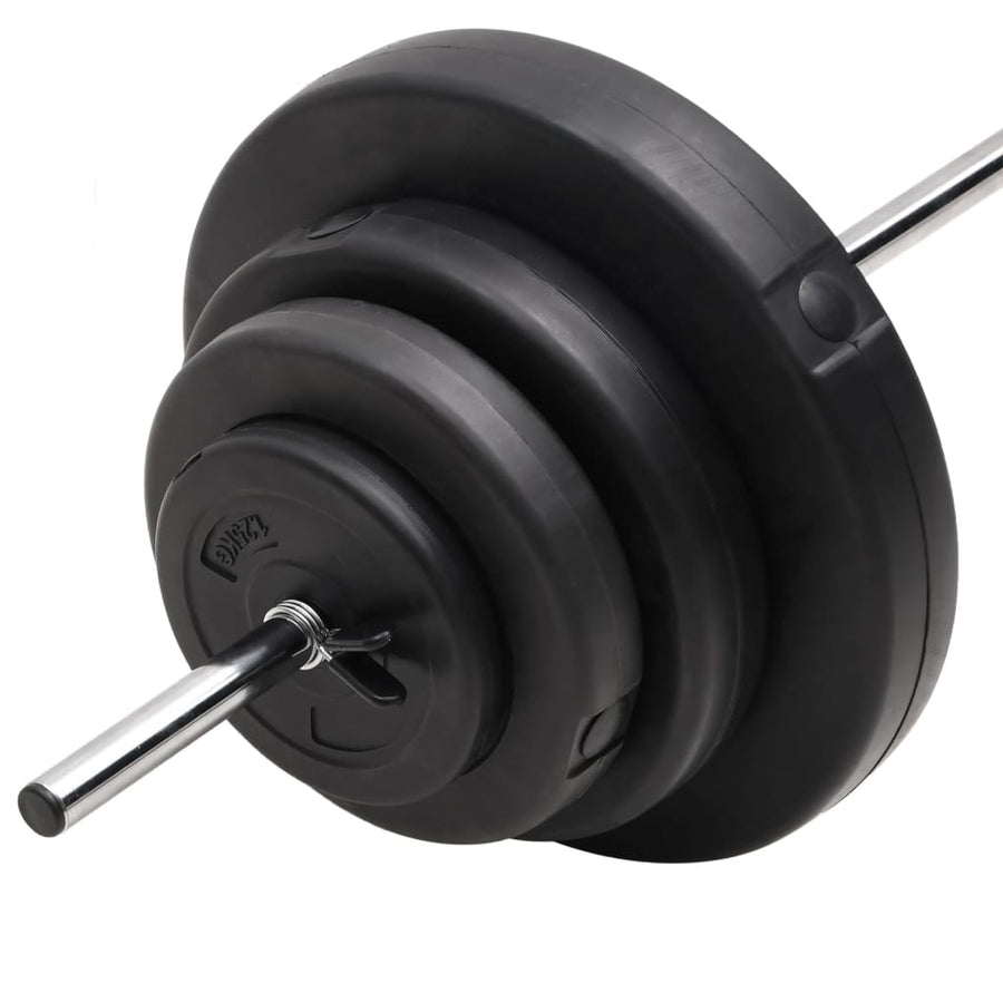 Halter Met Gewichten 60 Kg 2x 7.5 kg + 2x 5 kg + 2x 1.25 kg + 2x 15 kg