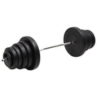 Halterset 90 kg zwart