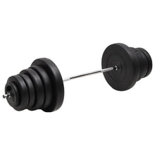 Halter Met Gewichten 90 Kg 2x 7.5 kg + 4x 5 kg + 2x 1.25 kg + 2x 15 kg