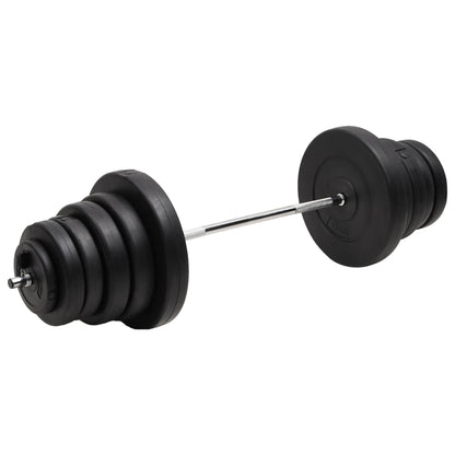 Halter Met Gewichten 90 Kg 2x 7.5 kg + 4x 5 kg + 2x 1.25 kg + 2x 15 kg